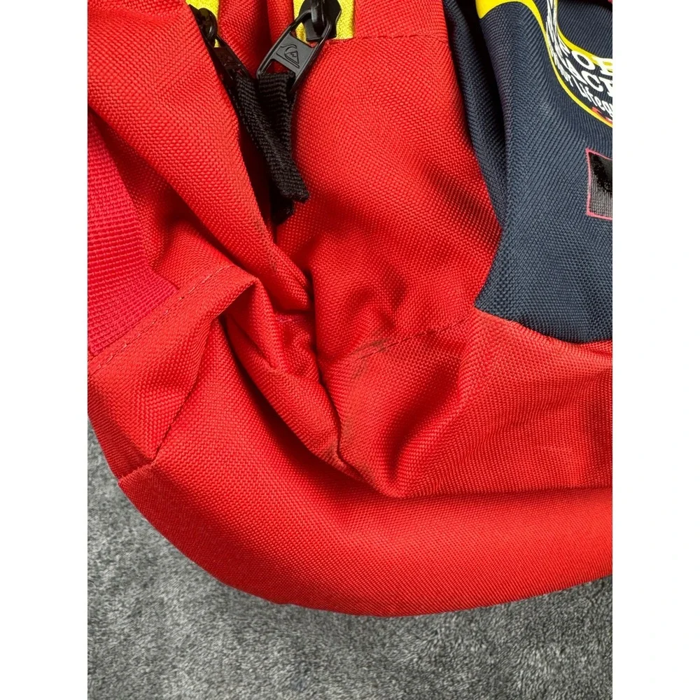 Quiksilver Newport Beach Junior Lifeguard Surf‎ Beach School Backpack Red Yellow